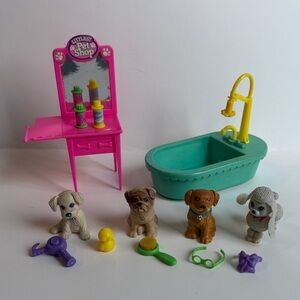 1993 Splash Happy Puppy Set - mostly complete - WORKING Tub